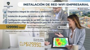 Instalación de red WiFi empresarial