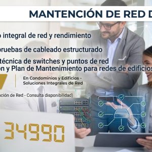 Mantención de red de datos