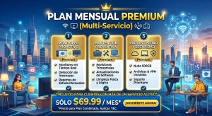 Plan mensual Premium (multi-servicio)