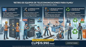Retiro de equipos de telecomunicaciones