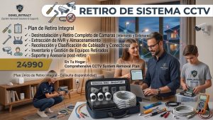 Retiro de sistema CCTV