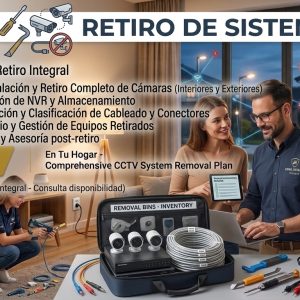 Retiro de sistema CCTV